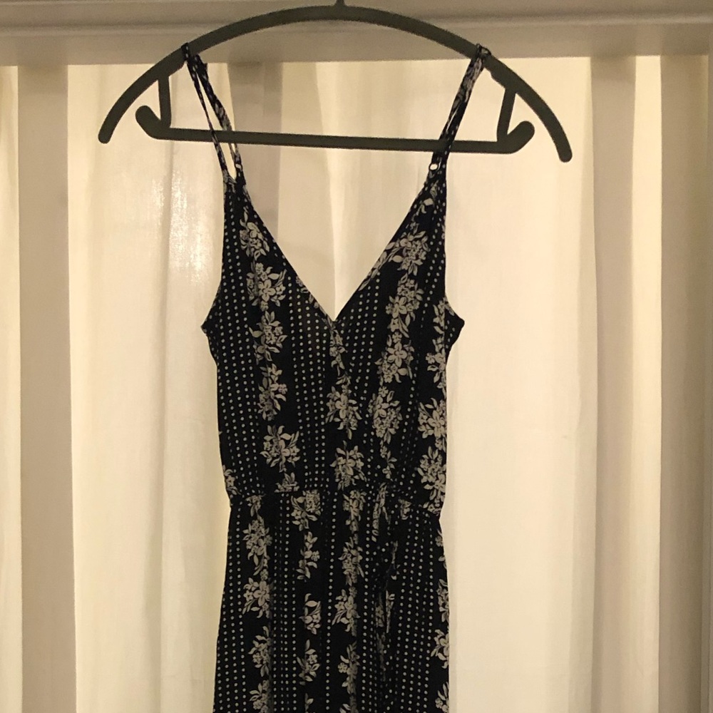 Black and white jumpsuit
